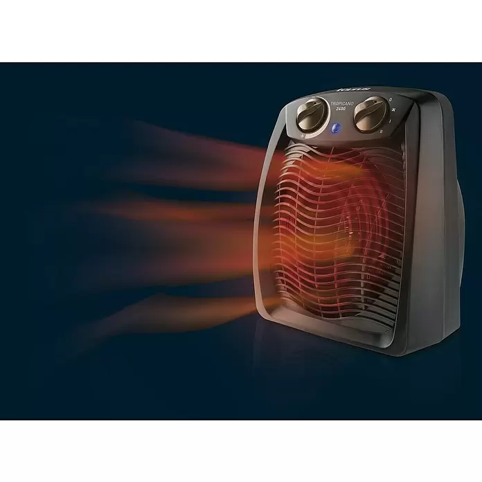 Taurus Calefactor de aire Tropicano - 2.400 W, Negro, 13 x 21 x 25,5 cm - Foto ambiente