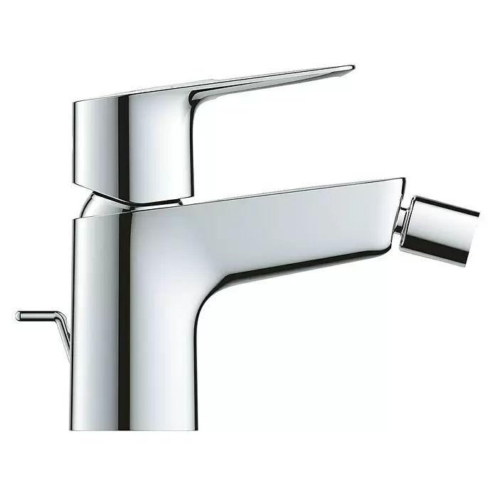 Grohe Start Loop Grifo monomando de bidé con válvula - Cromo, Brillante - Vista de perfil derecho