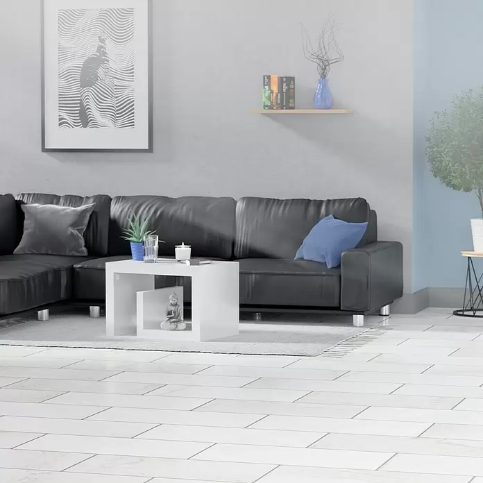Feinsteinzeugfliese Marmi Statuario - 30 x 60 cm, Weiß, Glänzend - Stimmungsaufnahme