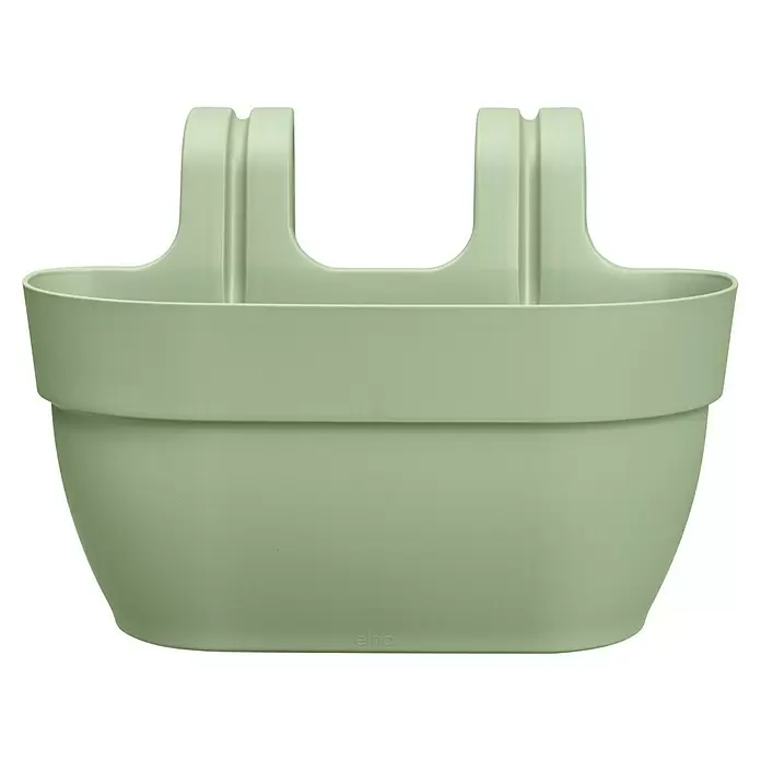 Elho Balkonkasten Vibia Campana Easy Hanger - Max. Außenlänge: 36 cm, Pistazien grün - Vorderansicht