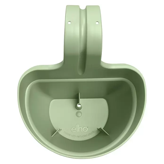 Elho Geländertopf Vibia Campana Easy Hanger - Außenmaß (L x B x H): 20,5 x 24,1 x 26,5 cm, Kunststoff, Pistazien grün - Ansicht von oben