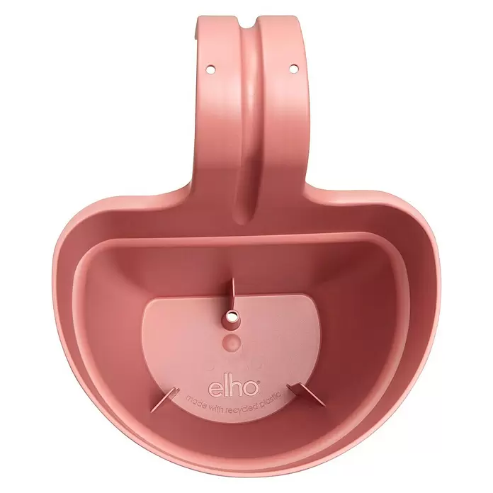 Elho Geländertopf Vibia Campana Easy Hanger - Außenmaß (L x B x H): 20,5 x 24,1 x 26,5 cm, Kunststoff, Puderrosa - Ansicht von oben