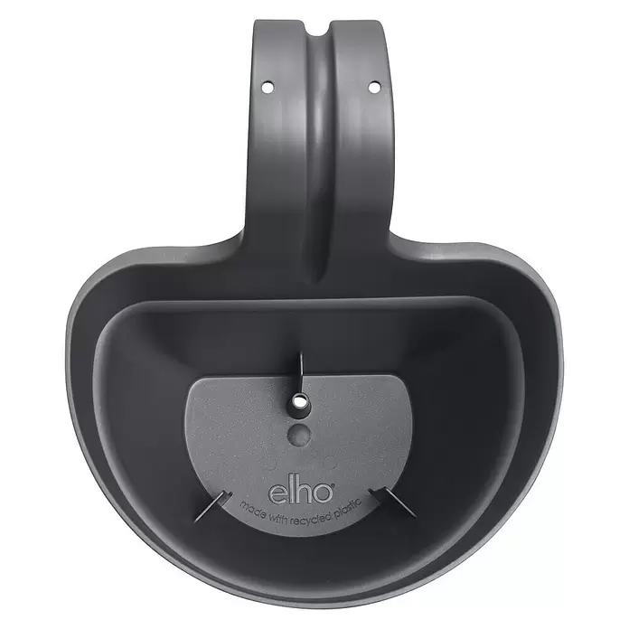 Elho Geländertopf Vibia Campana Easy Hanger - Außenmaß (L x B x H): 20,5 x 24,1 x 26,5 cm, Kunststoff, Anthrazit - Ansicht von oben