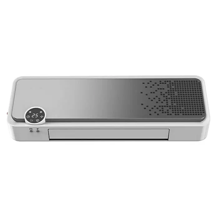 Voltomat HEATING Zidna grijalica - 2.000 W, Sive boje, 11,7 x 56 x 18,5 cm - Dijagonalni pogled