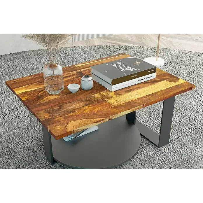 Verlijmd houten paneel - Senna, Natuur geolied, 80 x 40 x 1,8 cm - Sfeeropname