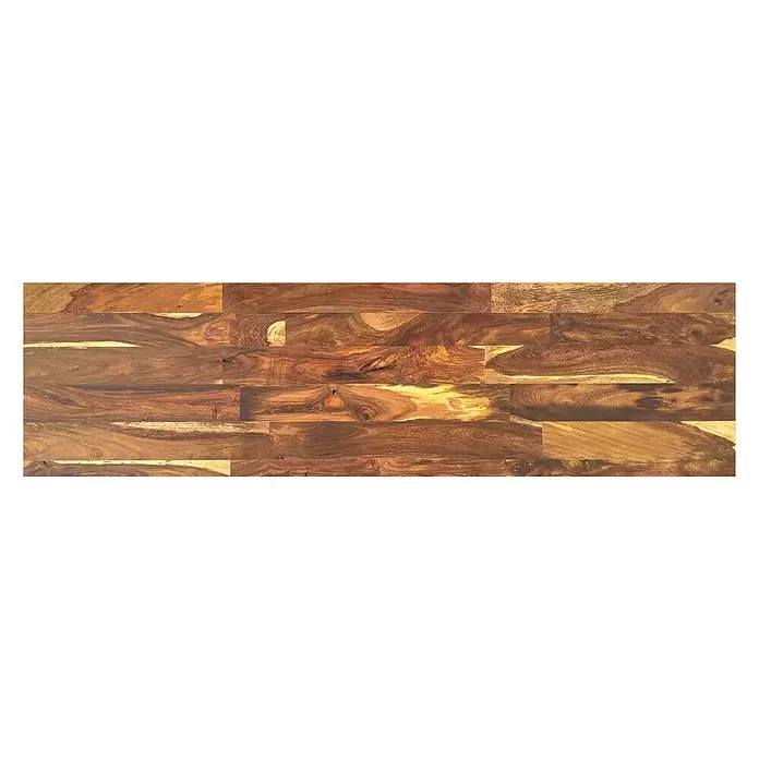 Leimholzplatte - Senna, Natur geölt, 220 x 60 x 1,8 cm - Ansicht von oben
