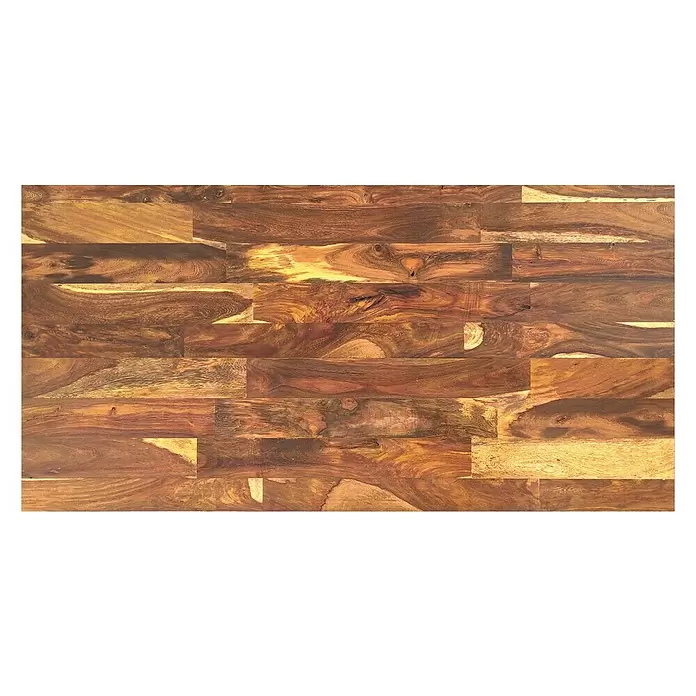 Verlijmd houten paneel - Senna, Natuur geolied, 80 x 40 x 1,8 cm - Top-down weergave