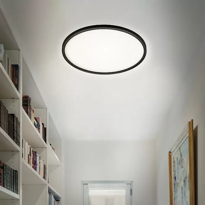 Briloner Ledpaneel, rond Slim - 22 W, Ø x h: 42 x 2,9 cm, Wit, Neutraal wit - Sfeeropname