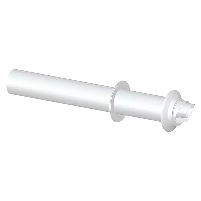 Deflector coaxial M-M - Diámetro: 60.100 mm, Apto para: Calderas - Vista angular