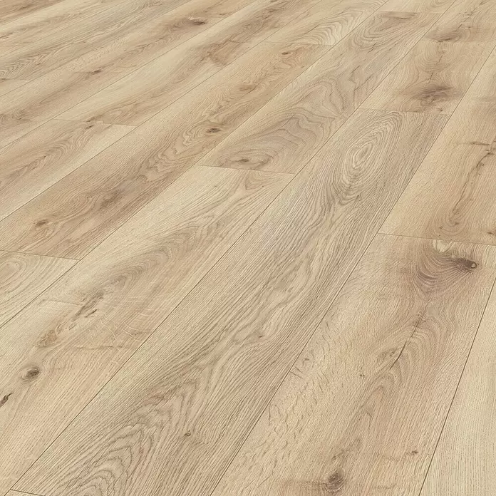 LOGOCLIC Ambienta Laminat Honig Eiche - 192 x 1.285 x 10 mm, Landhausdiele - Detailaufnahme