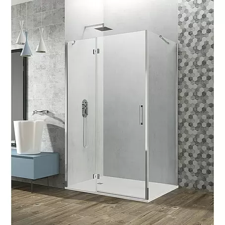 GME  Mampara de ducha esquinera Glass Combi C Frontal + Lateral
