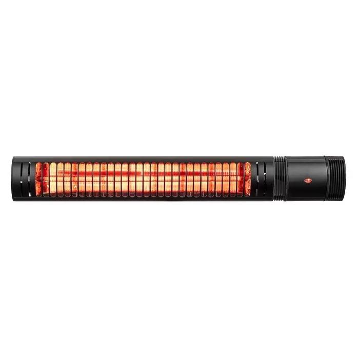 Eurom Terrasverwarming Golden 1500 Slim - 1.500 W, Zwart - Vooraanzicht