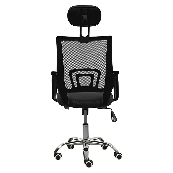 Silla de oficina Gemma - Negro, Reposacabezas - Vista trasera
