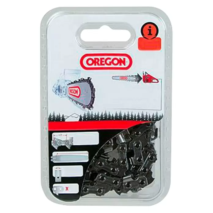 Oregon Lanac za motorne pile - Duljina reza: 45 cm, Broj karike lanca: 64 Kom., Širina utora: 1,5 mm - Pogled sprijeda
