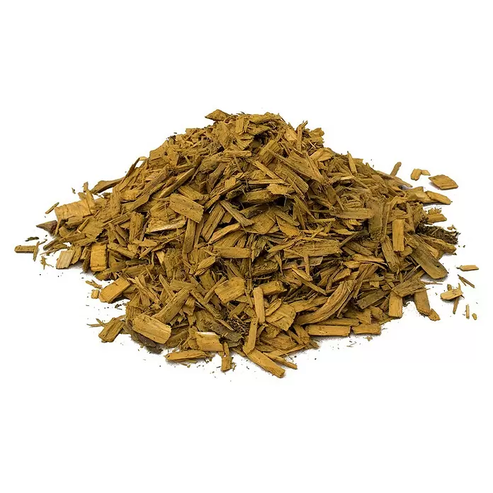 Gardol Dekor-Mulch - 50 l, Gelb - Diagonale Ansicht