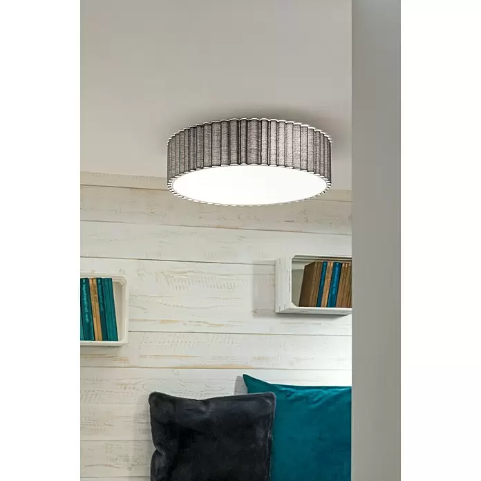 Tween Light Okrugla stropna svjetiljka - 160 W, Sive boje, E27 - Živopisni prikaz