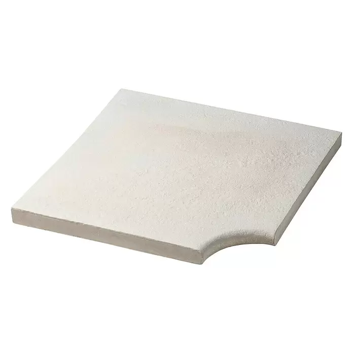 SAS Domus Spa Beckenrandstein-Set - L x B x S: 50 mm x 40 mm x 3,5 cm, Geeignet für: Pools, Material: Beton, Farbe: Weiß - Diagonale Ansicht