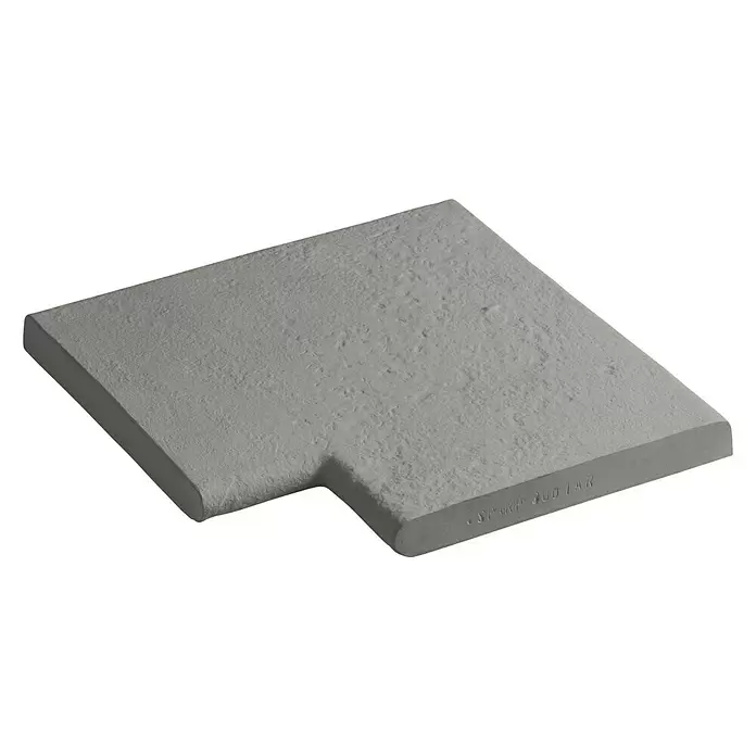 SAS Domus Spa Beckenrandstein-Set Innenwand-Ecke - L x B x S: 40 x 30 x 3,5 cm, Geeignet für: Pools, Material: Beton, Farbe: Pirenos - Diagonale Ansicht