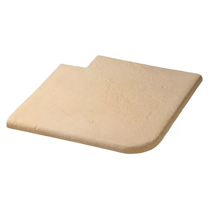 SAS Domus Spa Beckenrandstein-Set - L x B x S: 50 x 40 x 3,5 cm, Geeignet für: Pools, Material: Beton, Farbe: Crema - Diagonale Ansicht