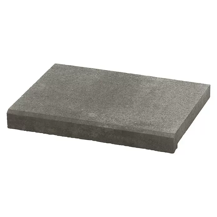 SAS Tessera Beckenrandstein-Set - L x B x S: 50 x 35,5 x 6 cm, Geeignet für: Pools, Material: Beton, Farbe: Anthrazit - Diagonale Ansicht