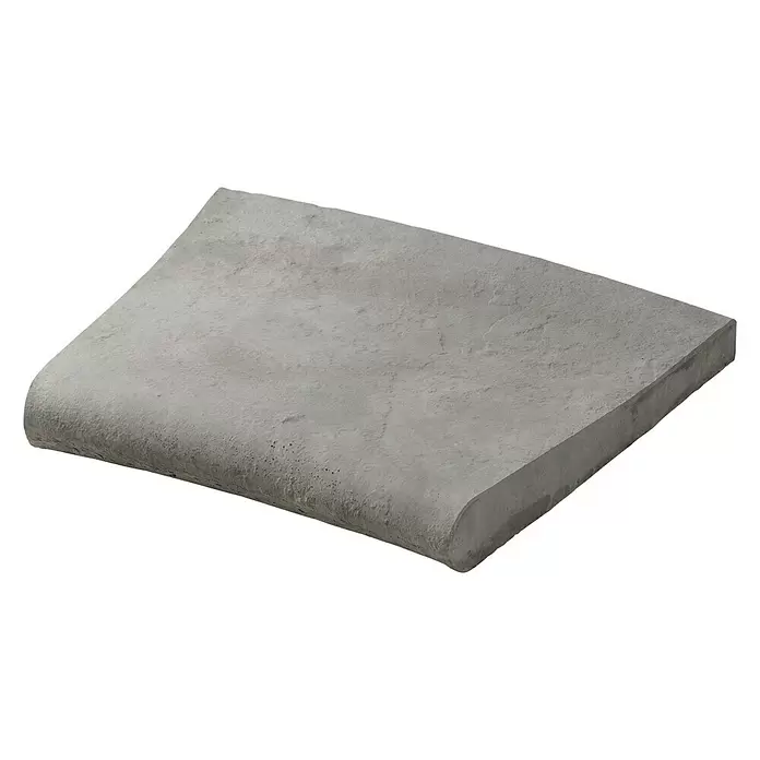 SAS Domus Beckenrandstein-Set - B x S: 40 x 6,5 cm, Geeignet für: Pools, Material: Beton, Farbe: Pirenos - Diagonale Ansicht