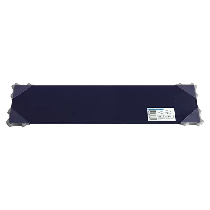 Estante de vidrio - L x An x Al: 45 x 12 x 0,6 cm, Vidrio, Azul - Vista descendente