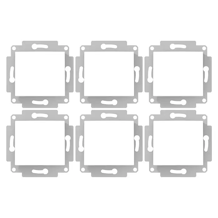 Voltomat VITA Interruptor/Conmutador - Blanco alpino, Plástico, Empotrado, 6 ud. - Vista frontal