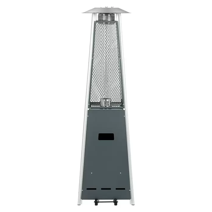 Terrassenstrahler Kairo - 10 kW, Höhe: 182 cm - Vorderansicht