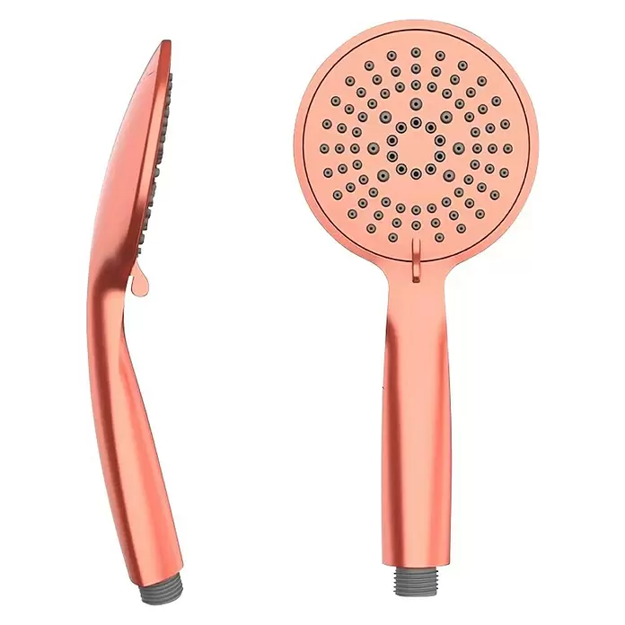 Wenko Ručna tuš slušalica - Broj funkcija: 5 Kom., Rose Gold - Pogled sprijeda