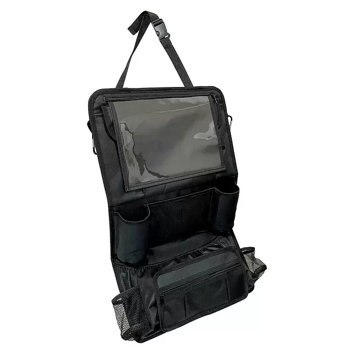 Rücksitztasche - Schwarz - Diagonale Ansicht
