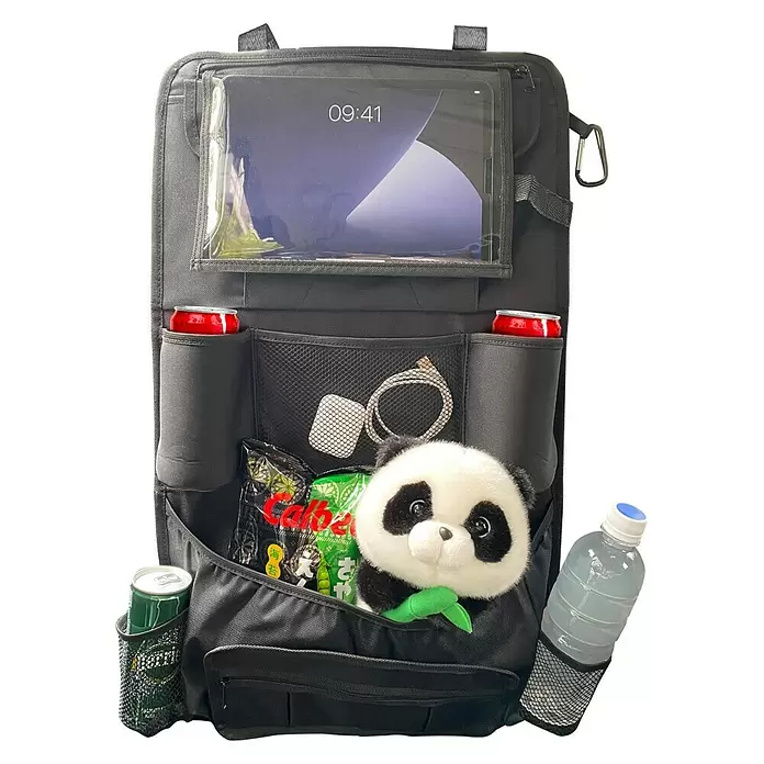 Rücksitztasche - Schwarz - Vorderansicht