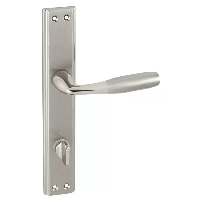 Set kvaka za kupaonicu Akasya - Aluminij, Srebrne boje - Pogled sprijeda