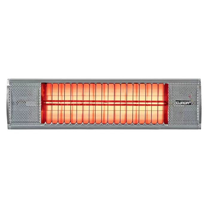 Eurom Terrasverwarming Golden 1300 Comfort - 13,9 x 26,6 x 11,2 cm, 1.300 W, Grijs - Vooraanzicht