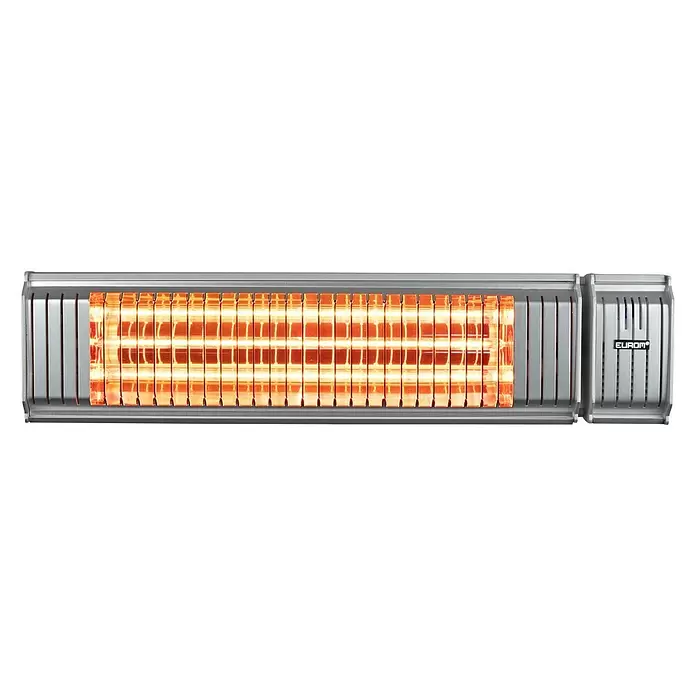 Eurom Terrasverwarming Golden 2000 Amber Smart - 18,3 x 56,5 x 13,5 cm, 2.000 W, Grijs - Vooraanzicht