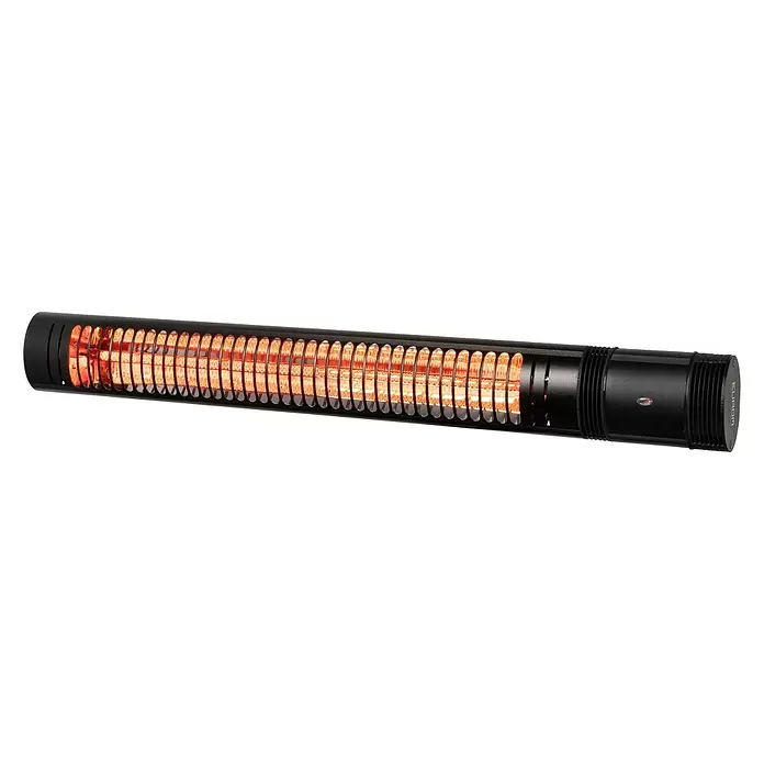 Eurom Terrasverwarming Golden 2000 Slim - 2.000 W, Zwart - Diagonaal zicht