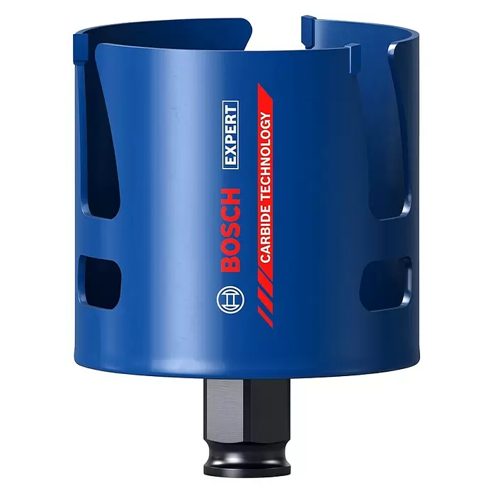 Bosch Professional Expert Sierra de corona Construction Material - Diámetro: 68 mm, Carburo de tungsteno - Vista frontal