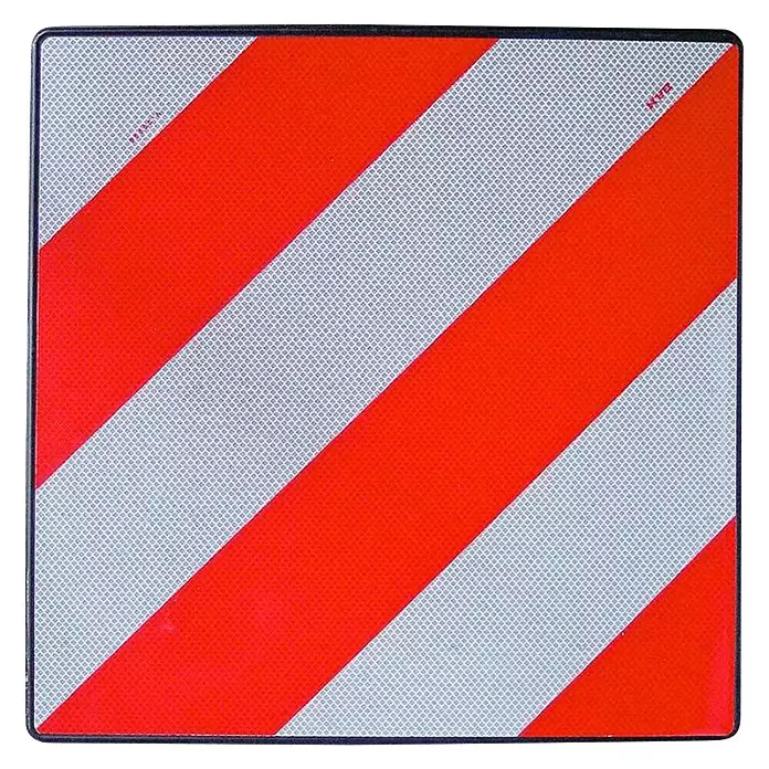 Rótulo V-20 carga saliente - L x An: 50 x 50 cm - Vista frontal