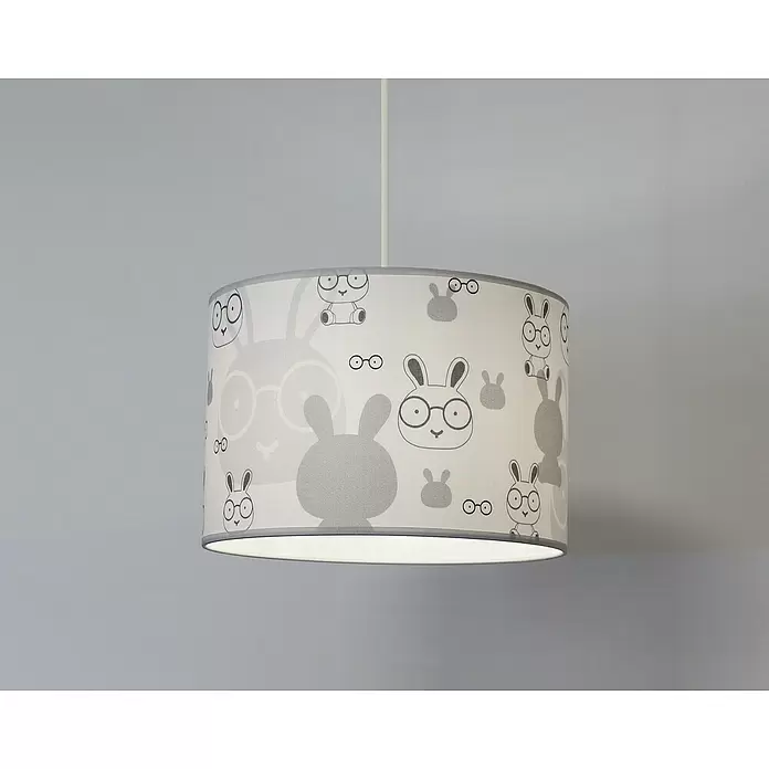 Idp Lampshades Lámpara colgante redonda Bunny - 40 W, Ø x Al: 30 x 20 cm, E27 - Producto en uso