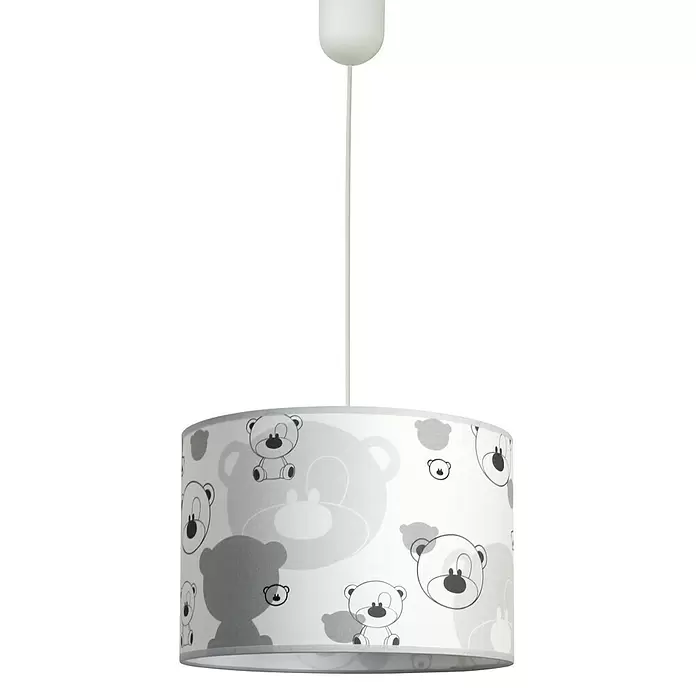 Idp Lampshades Lámpara colgante redonda Nestor - 40 W, Ø x Al: 30 x 20 cm, E27 - Vista frontal