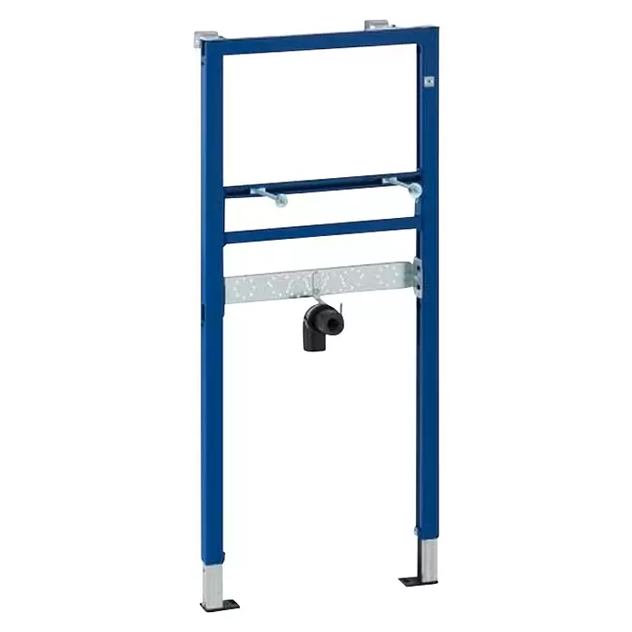 Geberit Duofix Waschtisch-Vorwandelement Basic - 7,5 x 50 x 112 cm, Pulverbeschichtet - Vorderansicht