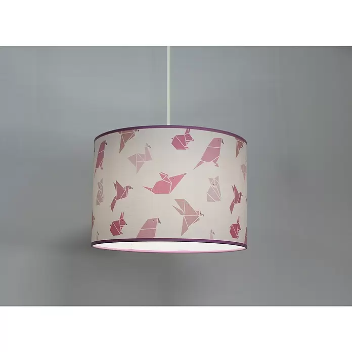 Idp Lampshades Lámpara colgante redonda Origami - 40 W, Ø x Al: 30 x 20 cm, E27 - Producto en uso