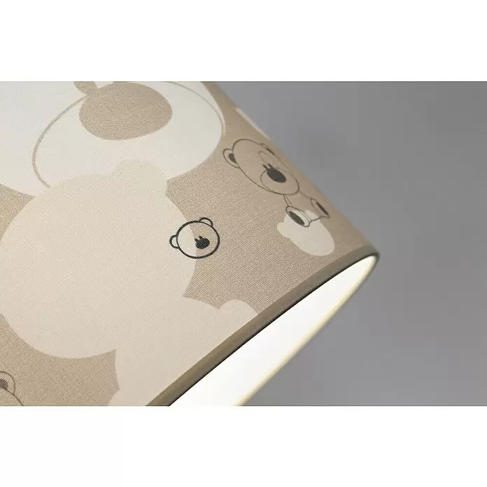 Idp Lampshades Lámpara colgante redonda Nestor - 40 W, Ø x Al: 30 x 20 cm, Taupe, E27 - Primer plano