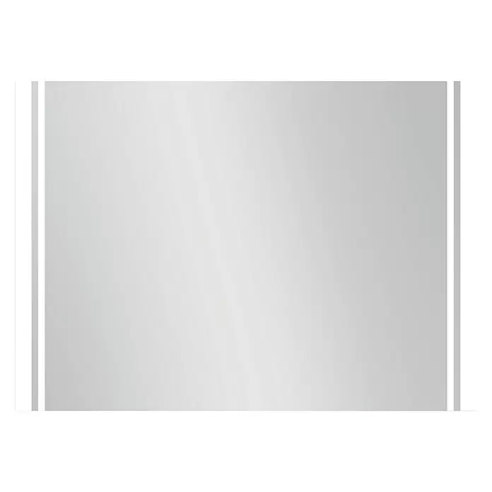 Kristall-Form LED-Lichtspiegel Paradiso III - 70 x 50 cm, 1.000 lm - Vorderansicht
