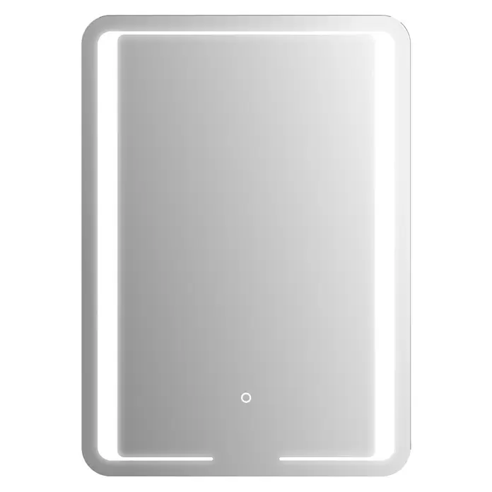 Kristall-Form LED-Lichtspiegel Roomlight II - 50 x 70 cm, 800 lm - Vorderansicht