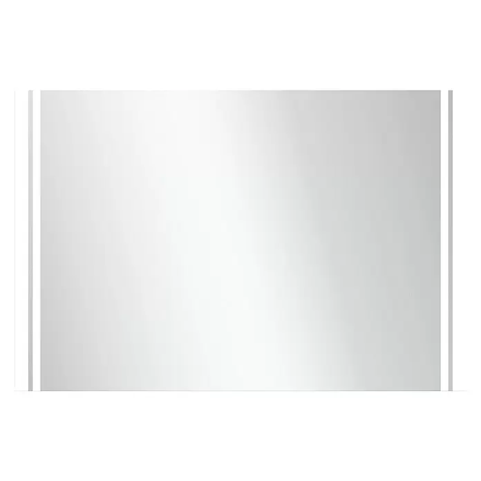 Kristall-Form LED-Lichtspiegel New Paradiso IV - 90 x 60 cm, 1.300 lm - Vorderansicht
