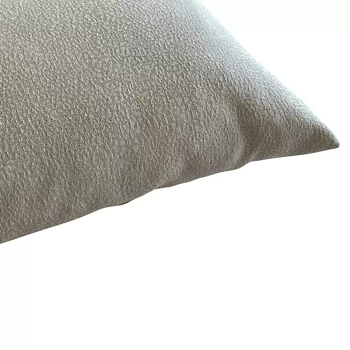 Cojín Amelie - Plata, 50 x 30 cm, 59 % poliéster, 41 % algodón - Primer plano