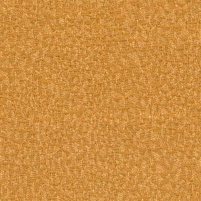 Cortina con ollaos Amelie - An x Al: 140 x 270 cm, 59% poliéster 41% algodón, Mostaza - Primer plano