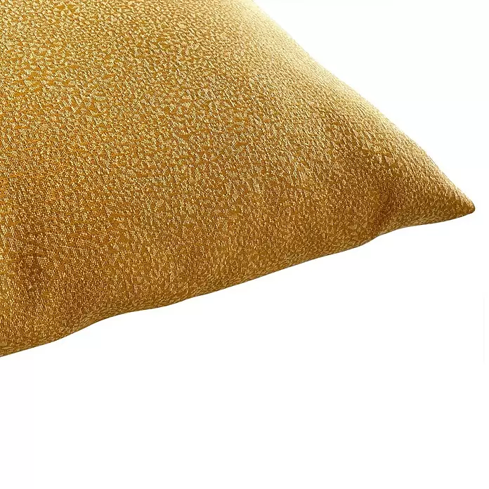 Cojín Amelie - Mostaza, 50 x 30 cm, 59 % poliéster, 41 % algodón - Primer plano