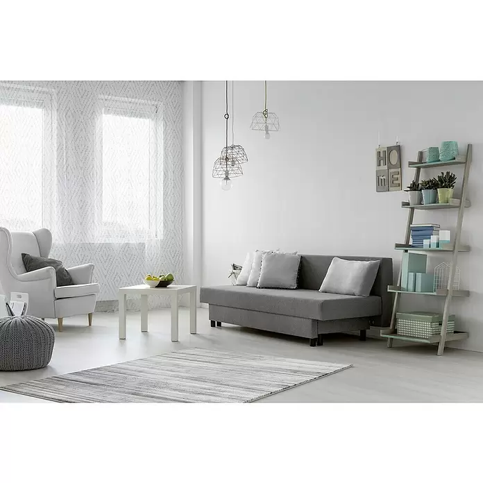 Visillo para ventana Sando - An x Al: 140 x 270 cm, 100% poliéster, Blanco - Foto ambiente