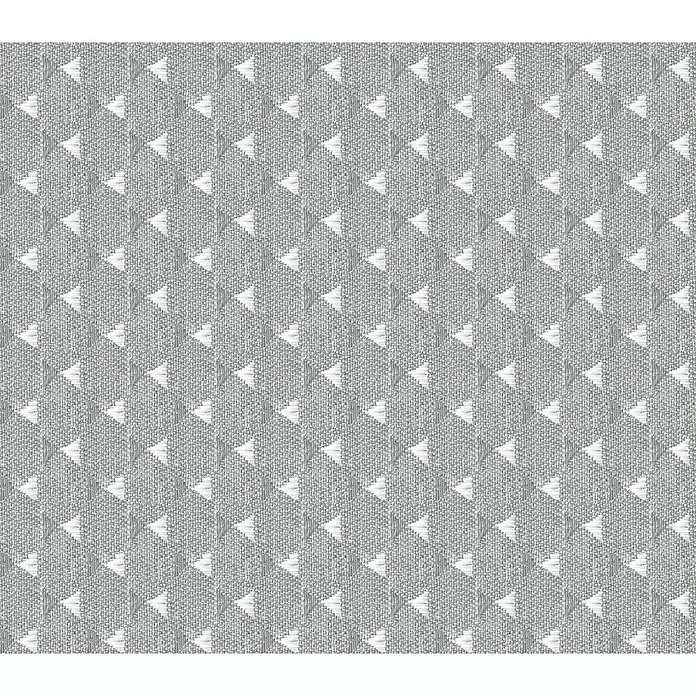 Cortina con ollaos Pike - An x Al: 140 x 260 cm, 76% poliéster 24% algodón, Gris - Primer plano
